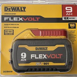Dewalt Flexvolt 20v/60v max 9.0 ah battery (new) 