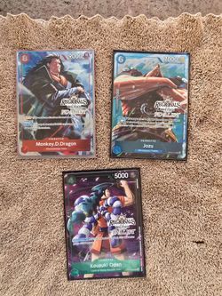 One Piece - Regionals Finalist Promo Cards