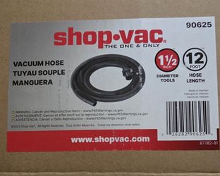 Shop-Vac Vacuum Hose 1.5 Inch Diameter x 12 Foot with Accessories