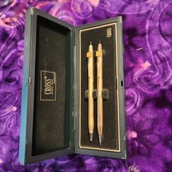 Cross Pen And Pencil 10k Real Gold