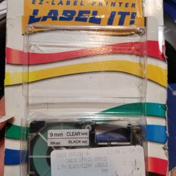 (FREE) Casio EZ Label Printer 9mm Clear