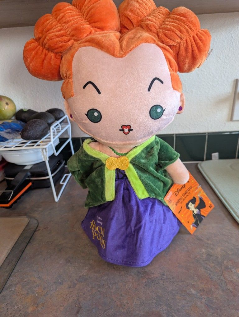 Disney Hocus Pocus plush about 18 in tall