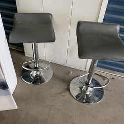 Two Stools / Gray Color Really Comfortable 