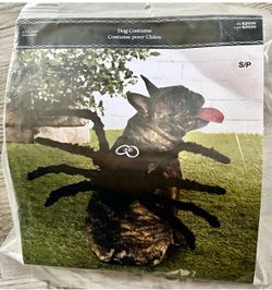 New Black Spider Halloween Dog Costume. Size Small