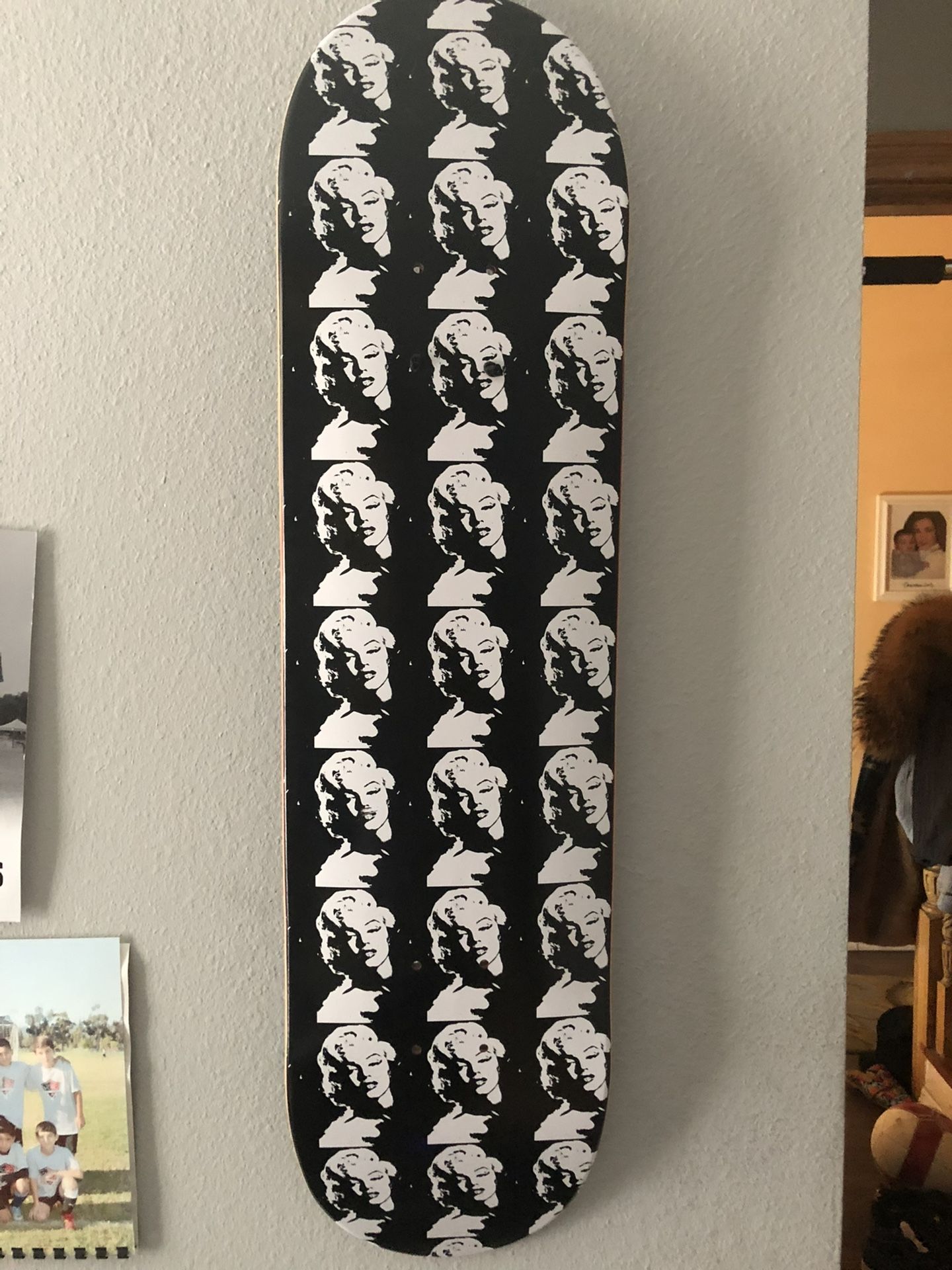 Marilyn Monroe Diamond Skateboard Deck
