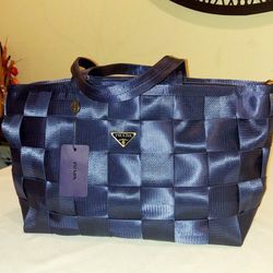 NEW TOTE NAVY BLUE BAG FROM DUBAI