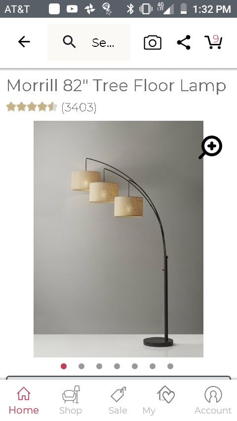 Merrill 82" Tree floor lamp