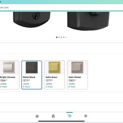 Schlage BE489WB Wi-Fi Smart Dead Bolt Lock.