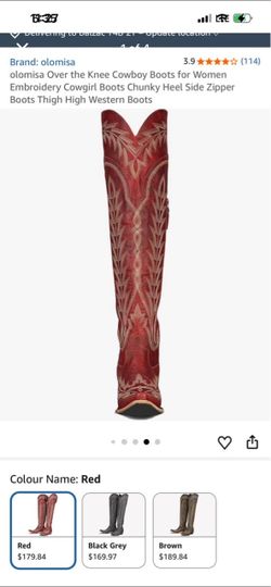 Olomisa Over The Knee Cowboy Boots For Women