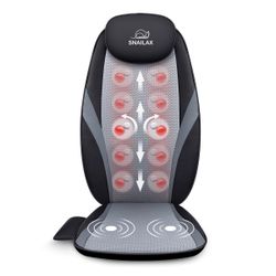 Snailax Shiatsu Massage Cushion with Heat Massage Chair Pad
