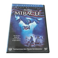 Miracle (DVD, 2004) Disney PG Drama  This DVD is a must-have for any drama and biography movie lover. Released in 2004 by Walt Disney Video, the movie