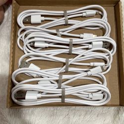 Six iPhone Chargers