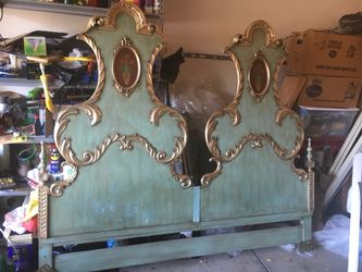 Antique King size headboard