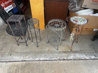Outdoor decorative stands