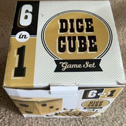 6 In 1 Dice Cube Game Set 