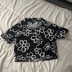 Cute button up crop shirts 