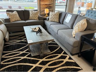 Modern Gray Sofa & Loveseat Set