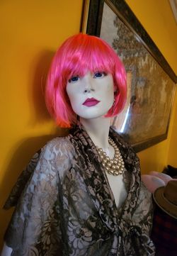 Fun Neon Pink Wig