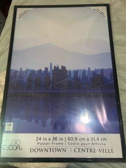Studio Decor 24x36 Black Poster Frame - Brand New