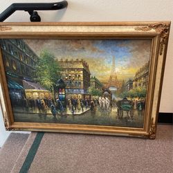 30” X 43” “PARIS” Original Oil Painting