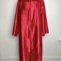 Graduation Cap And Gown Set - Unisex Red