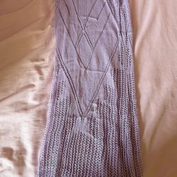SHEIN purple thin beach dress(see through) size S