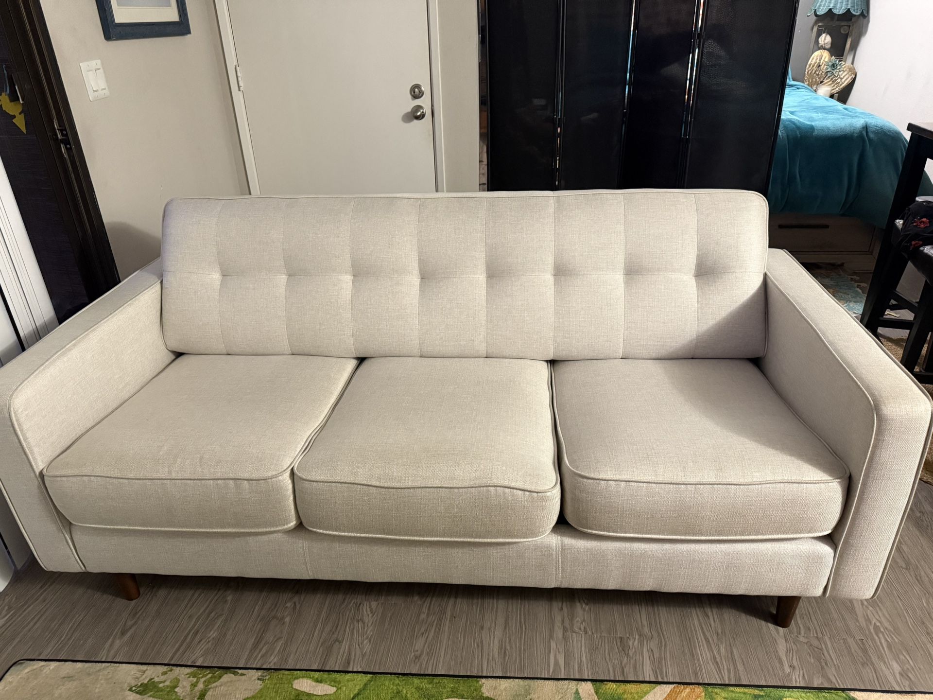 Off White Sleeper Sofa $500