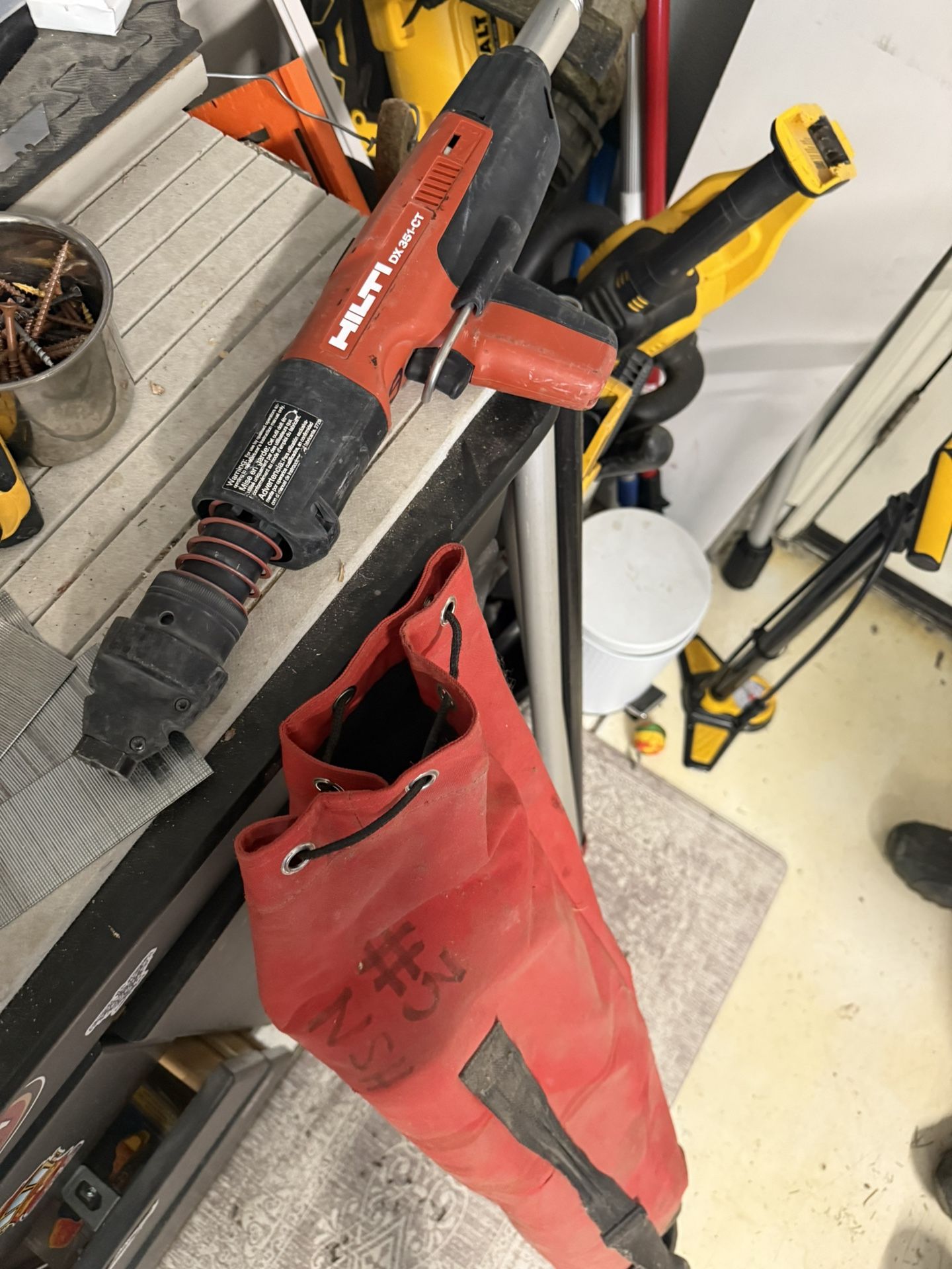 HILTI DX 351 Ct With Bag And Poles