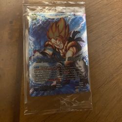 Dragon Ball Z Super Cards - Miracle Strike Gogeta Duble Sided Card Color: Blue
