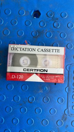 Two pack Certron dictation cassette 120min play time  still sealed brand new