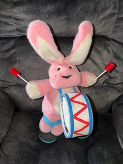 Energizer Batteries Bunny Plush Figure Figurine Toy Collectible 1(contact info removed) Used.