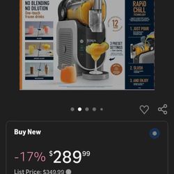 New Ninja Slushi 72 0z. Professional Frozen Drink Maker