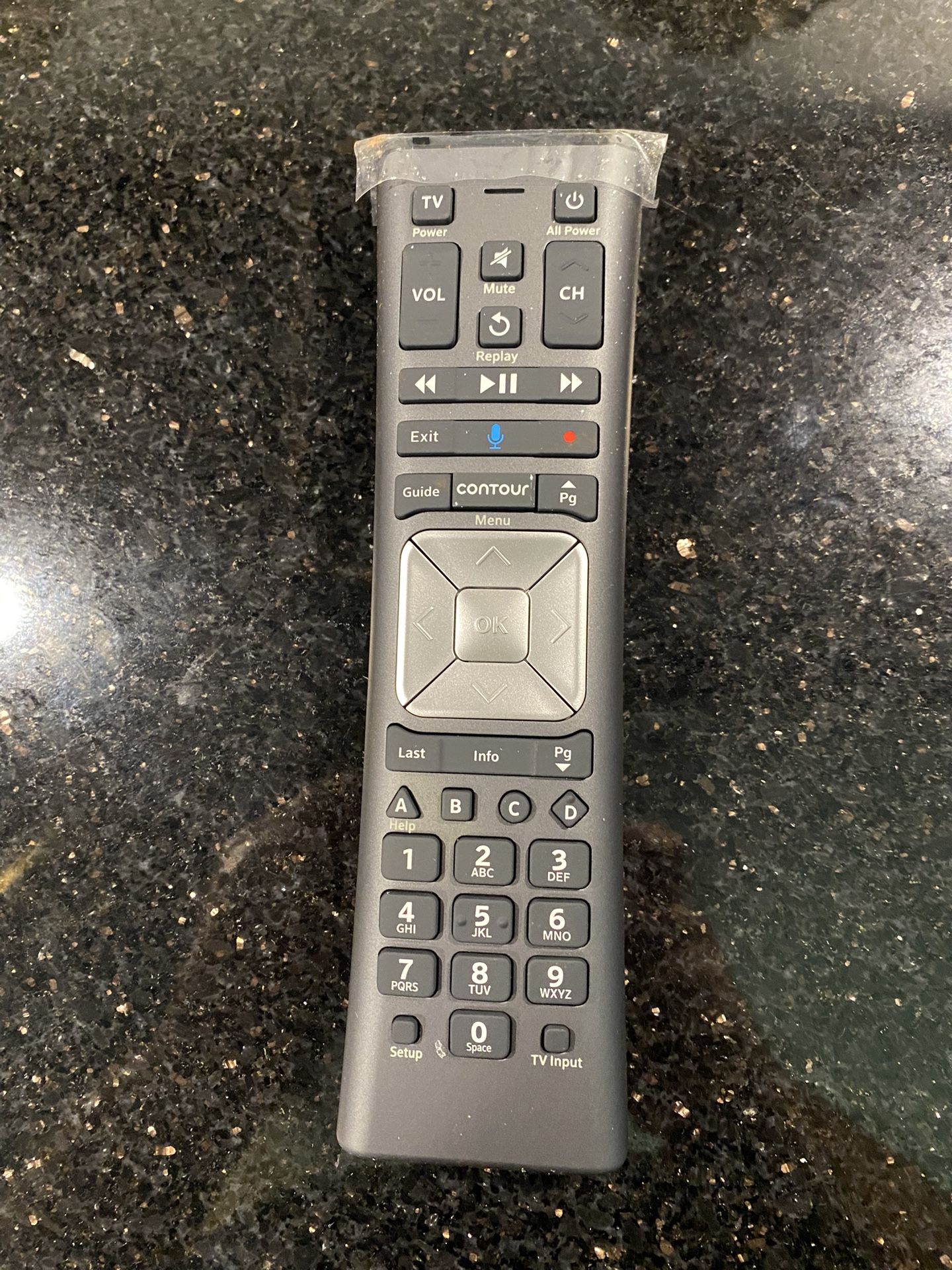 COX Contour XR11-RF Premium Voice Activated Cable TV Remote Control Version 1.0