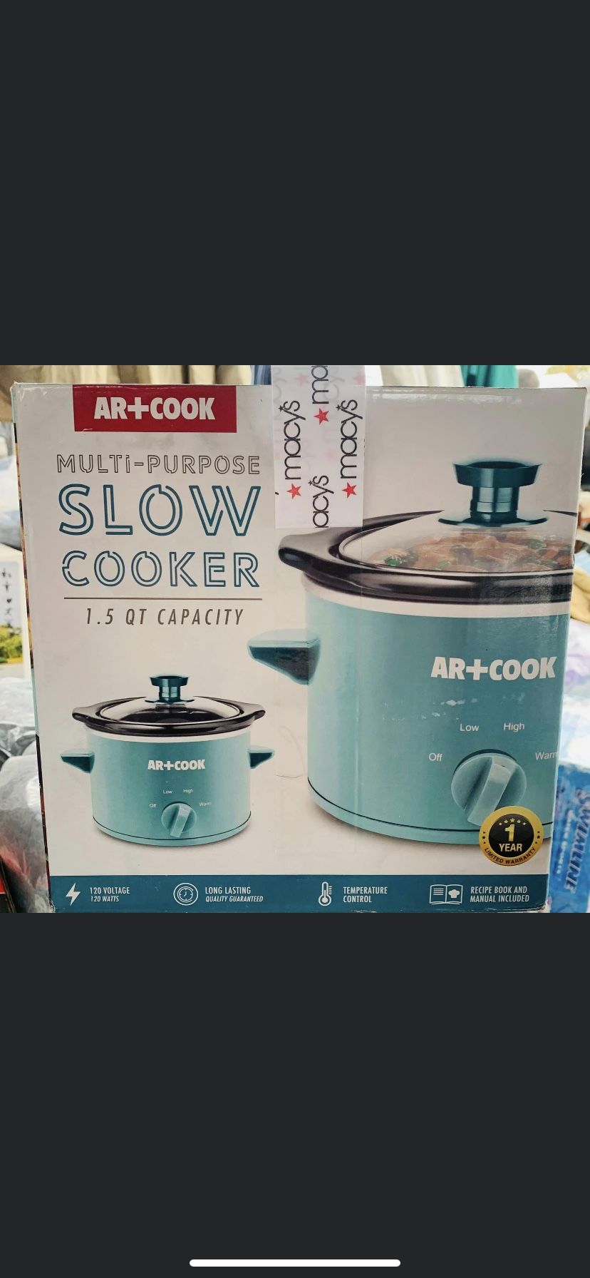 1.5 QT Multi Purpose Slow Cooker