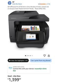 HP office pro 8720 printer