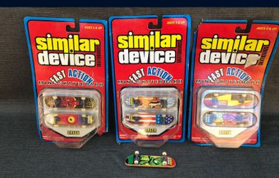 Similar device/ fast action- Fingerboard skateboards