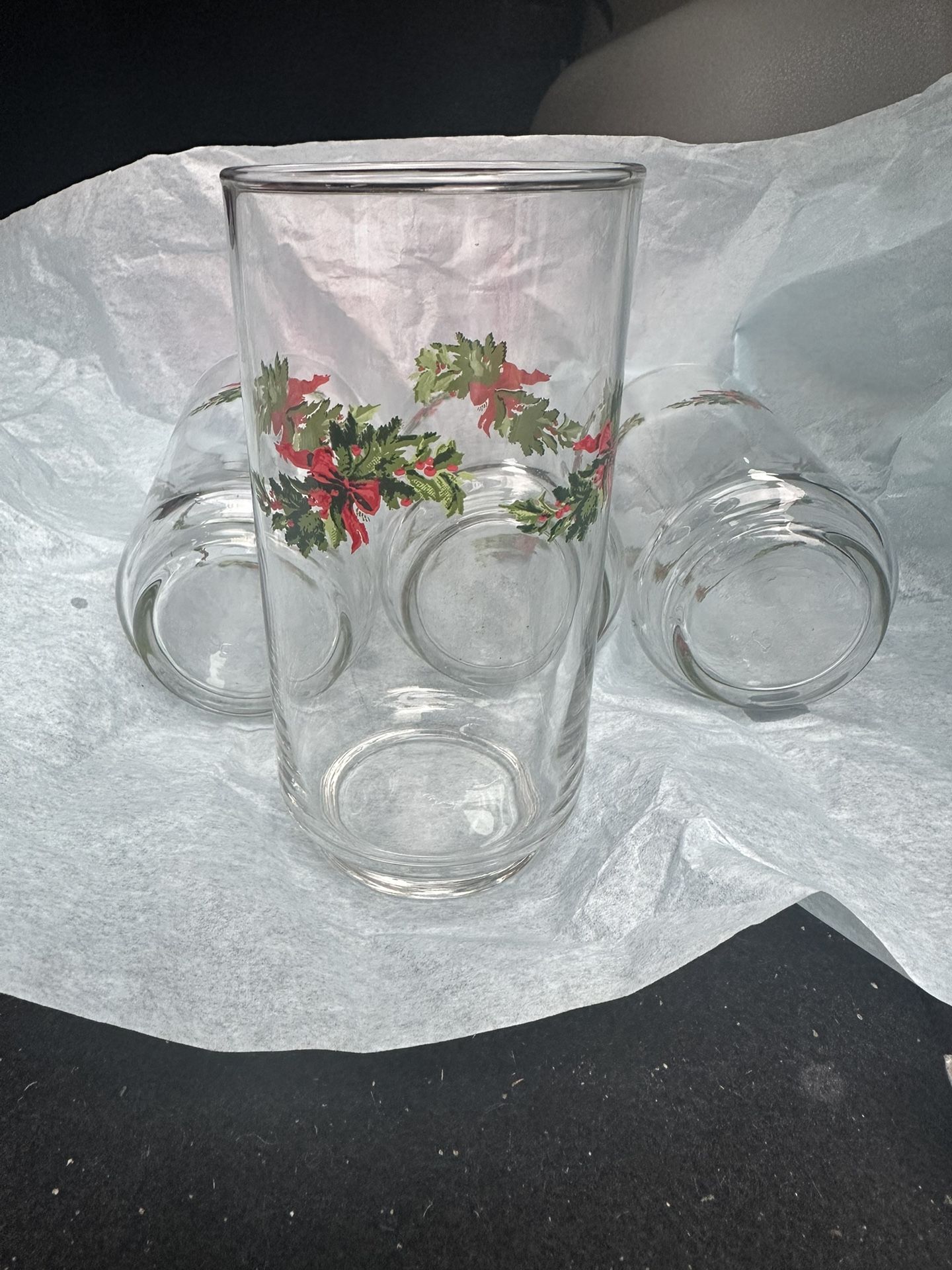 Vintage Libby (5) Holiday/Christmas Tumblers