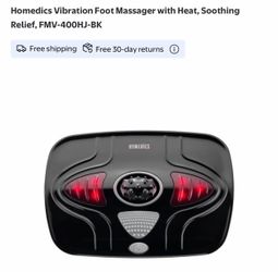 HoMedics Vibration Foot Massager with Heat FMV-400HJ-BK