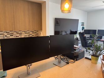 24-inch Dell monitors