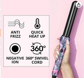 Foxy Bae Limited Edition Hot Tropic Flamingo 32mm Curling Wand - Tested & Works