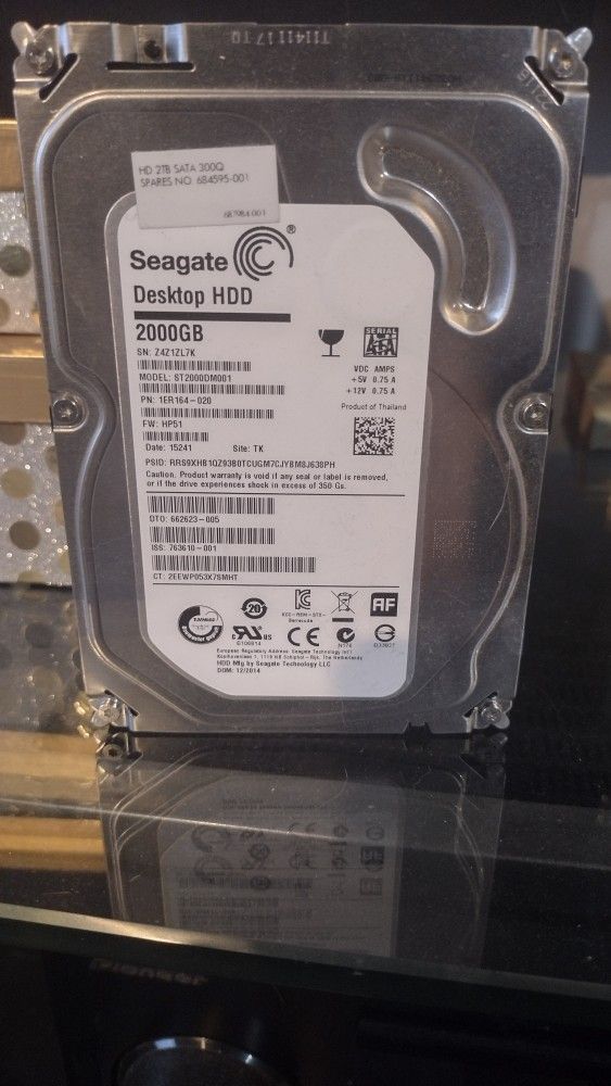 3x 2TB HDD