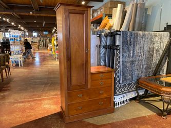 Old School Multi-Level Armoire