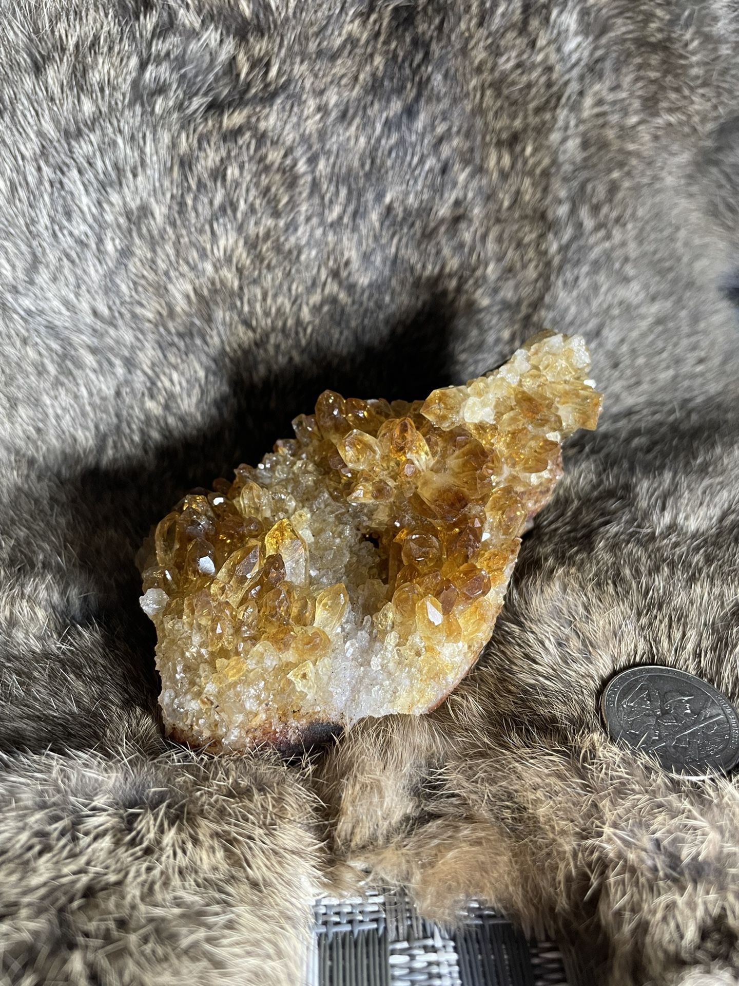 Citrine Crystal Cluster