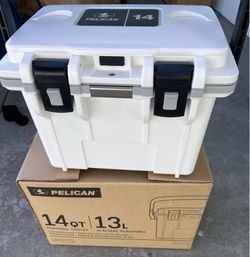 Pelican Cooler 14 qt White