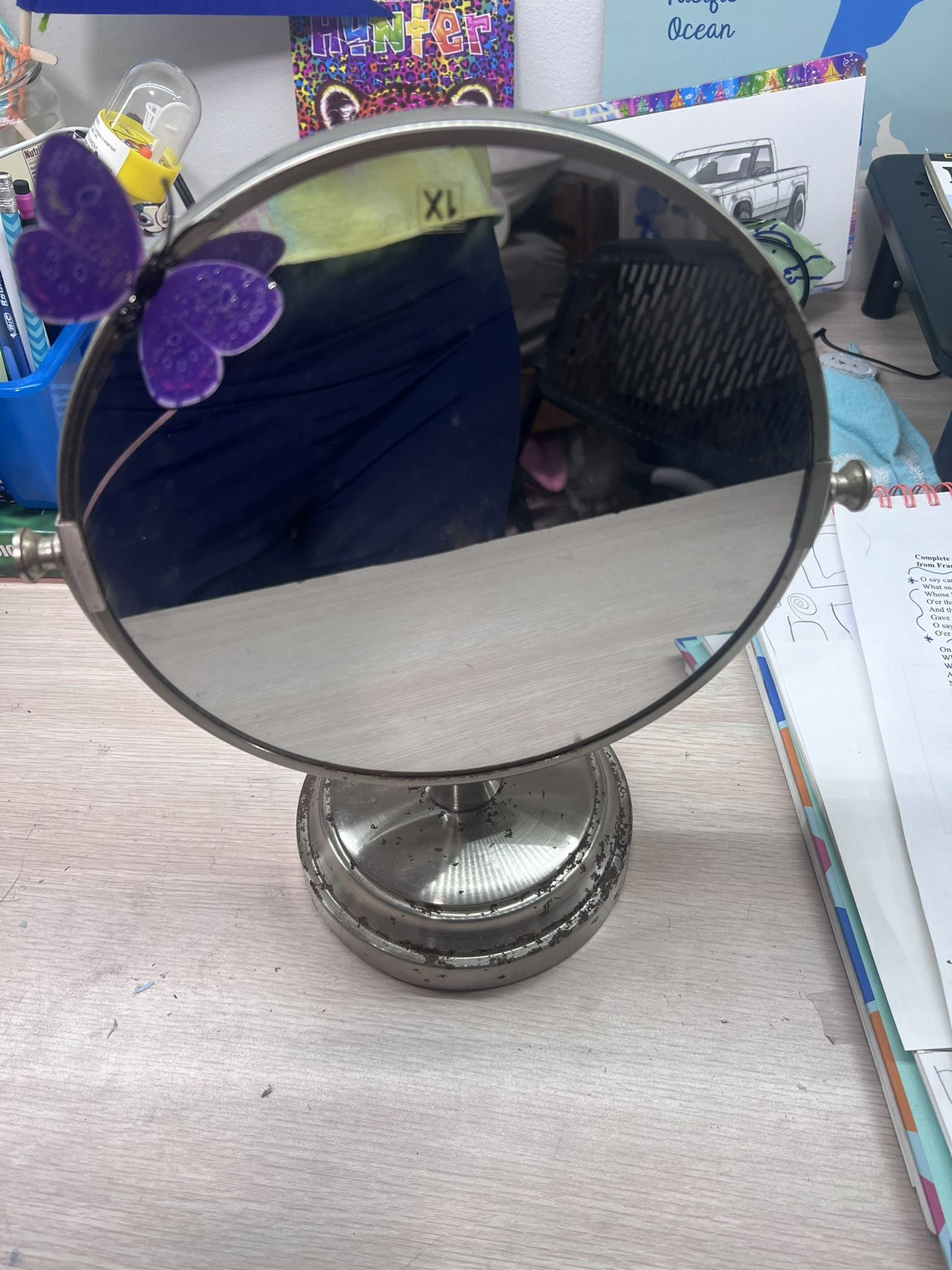 Vintage Mirror For Makeup π Etc Double Sided With 1x Regular And 5x Magnified Pick Up Only