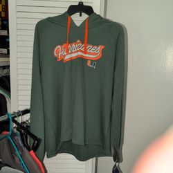 Brand New Fanatics Miami Hurricanes Hoodie  