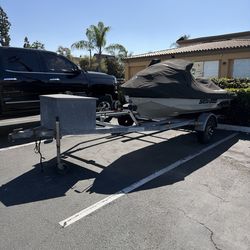 Double jet ski  trailer watercraft trailer NOT THE  sea doo.  Yamaha