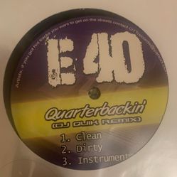 E-40 - Quarterbackin’ 12” Vinyl Record