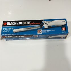 Black & Decker Electric Knife – 9” Stainless Steel (New)