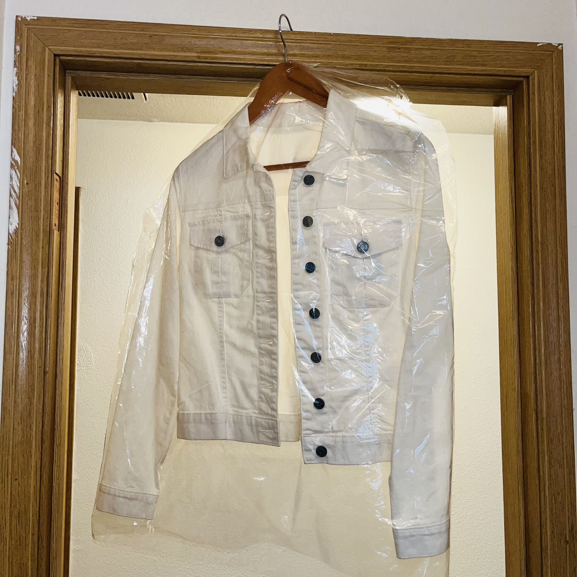 KUT White Jean Jacket